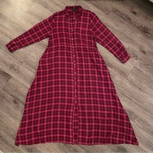 Hatch The Alyssa Button Up Shirt Maternity Dress